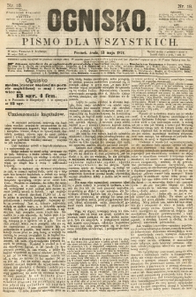 Ognisko: pismo dla wszystkich. 1874.05.13 nr18