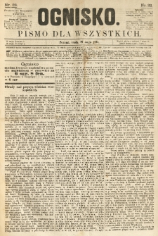 Ognisko: pismo dla wszystkich. 1874.05.27 nr23