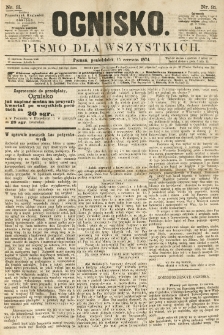 Ognisko: pismo dla wszystkich. 1874.06.15 nr31