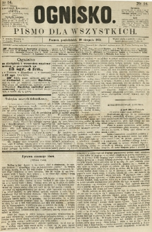 Ognisko: pismo dla wszystkich. 1874.08.10 nr54