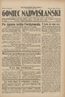 Goniec Nadwiślański: pismo codzienne poświęcone sprawom stanu średniego 1927.07.23 R.3 Nr166