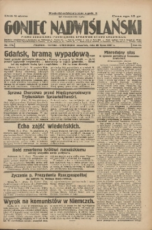 Goniec Nadwiślański: pismo codzienne poświęcone sprawom stanu średniego 1927.07.28 R.3 Nr170