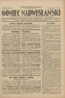 Goniec Nadwiślański: pismo codzienne poświęcone sprawom stanu średniego 1927.07.30 R.3 Nr172