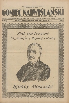 Goniec Nadwiślański: pismo codzienne poświęcone sprawom stanu średniego 1927.08.03 R.3 Nr175