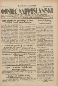 Goniec Nadwiślański: pismo codzienne poświęcone sprawom stanu średniego 1927.08.05 R.3 Nr177