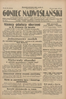 Goniec Nadwiślański: pismo codzienne poświęcone sprawom stanu średniego 1927.08.10 R.3 Nr181