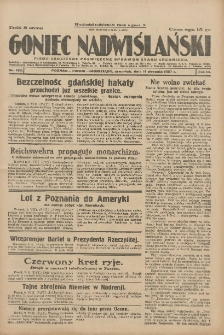 Goniec Nadwiślański: pismo codzienne poświęcone sprawom stanu średniego 1927.08.11 R.3 Nr182