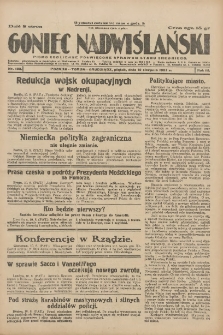 Goniec Nadwiślański: pismo codzienne poświęcone sprawom stanu średniego 1927.08.12 R.3 Nr183