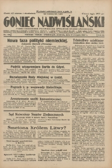 Goniec Nadwiślański: pismo codzienne poświęcone sprawom stanu średniego 1927.08.21 R.3 Nr190
