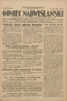 Goniec Nadwiślański: pismo codzienne poświęcone sprawom stanu średniego 1927.08.23 R.3 Nr191