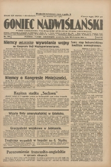 Goniec Nadwiślański: pismo codzienne poświęcone sprawom stanu średniego 1927.08.08 R.3 Nr196