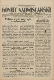 Goniec Nadwiślański: pismo codzienne poświęcone sprawom stanu średniego 1927.09.11 R.3 Nr208