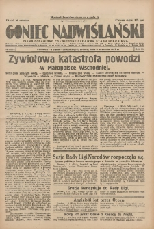 Goniec Nadwiślański: pismo codzienne poświęcone sprawom stanu średniego 1927.09.03 R.3 Nr201