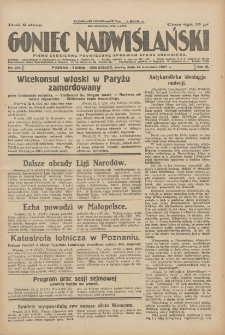 Goniec Nadwiślański: pismo codzienne poświęcone sprawom stanu średniego 1927.09.14 R.3 Nr210