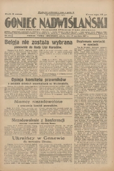 Goniec Nadwiślański: pismo codzienne poświęcone sprawom stanu średniego 1927.09.17 R.3 Nr213