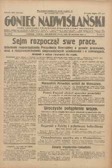 Goniec Nadwiślański: pismo codzienne poświęcone sprawom stanu średniego 1927.09.22 R.3 Nr216
