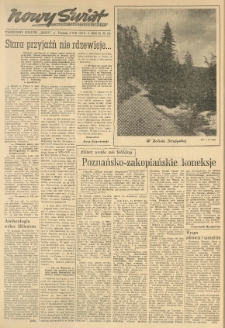 Nowy Świat. Tygodniowy dodatek Głosu Wielkopolskiego. 1959.08.09 R.9 nr84