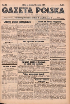 Gazeta Polska: codzienne pismo polsko-katolickie dla wszystkich stanów 1937.09.12 R.41 Nr211