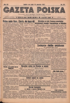 Gazeta Polska: codzienne pismo polsko-katolickie dla wszystkich stan&oacute;w 1937.09.24 R.41 Nr221
