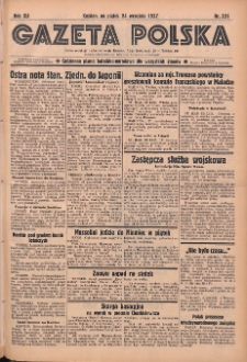 Gazeta Polska: codzienne pismo polsko-katolickie dla wszystkich stanów 1937.09.24 R.41 Nr221