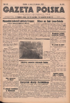 Gazeta Polska: codzienne pismo polsko-katolickie dla wszystkich stan&oacute;w 1937.09.29 R.41 Nr225