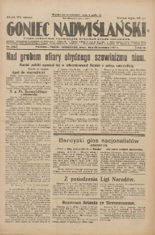 Goniec Nadwiślański: pismo codzienne poświęcone sprawom stanu średniego 1927.09.28 R.3 Nr222