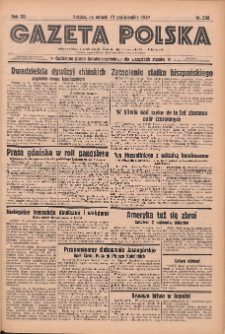 Gazeta Polska: codzienne pismo polsko-katolickie dla wszystkich stanów 1937.10.12 R.41 Nr236