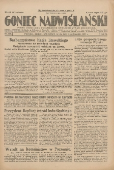 Goniec Nadwiślański: pismo codzienne poświęcone sprawom stanu średniego 1927.10.05 R.3 Nr228