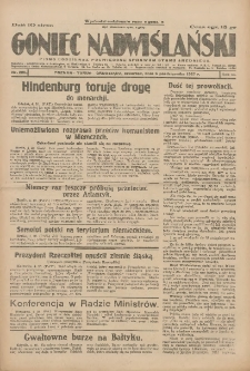 Goniec Nadwiślański: pismo codzienne poświęcone sprawom stanu średniego 1927.10.06 R.3 Nr229