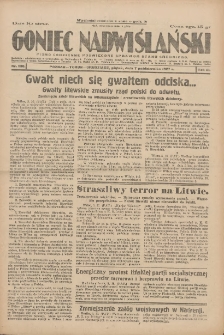 Goniec Nadwiślański: pismo codzienne poświęcone sprawom stanu średniego 1927.10.07 R.3 Nr230