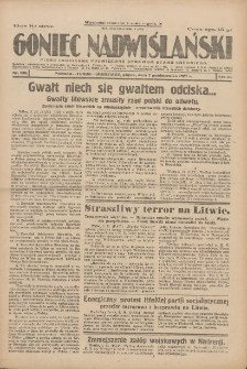 Goniec Nadwiślański: pismo codzienne poświęcone sprawom stanu średniego 1927.10.07 R.3 Nr230