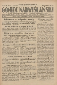 Goniec Nadwiślański: pismo codzienne poświęcone sprawom stanu średniego 1927.10.09 R.3 Nr232
