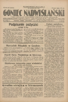 Goniec Nadwiślański: pismo codzienne poświęcone sprawom stanu średniego 1927.10.13 R.3 Nr235