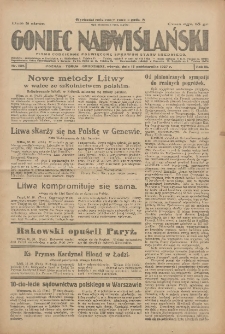 Goniec Nadwiślański: pismo codzienne poświęcone sprawom stanu średniego 1927.10.18 R.3 Nr239