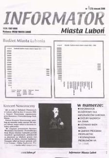 Informator Miasta Luboń 2006.01 Nr1(73)