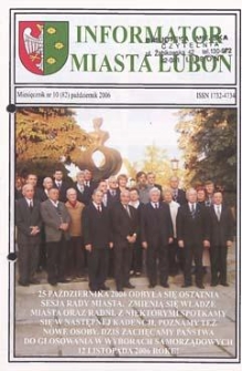 Informator Miasta Luboń 2006.10 Nr10(82)