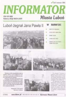 Informator Miasta Luboń 2005.04 Nr4(67)