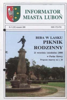 Informator Miasta Luboń 2008.09 Nr9(105)