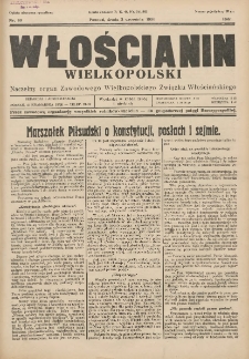 Włościanin Wielkopolski: naczelny organ Zawodowego Wielkopolskiego Związku Włościańskiego 1930.09.03 R.2 Nr69