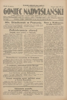 Goniec Nadwiślański: pismo codzienne poświęcone sprawom stanu średniego 1927.10.25 R.3 Nr245