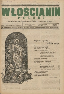 Włościanin Polski: naczelny organ Zawodowego Związku Włościańskiego 1931.04.05 R.3 Nr14