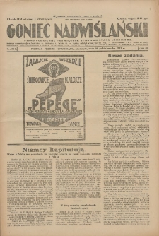 Goniec Nadwiślański: pismo codzienne poświęcone sprawom stanu średniego 1927.10.30 R.3 Nr250