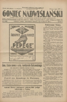 Goniec Nadwiślański: pismo codzienne poświęcone sprawom stanu średniego 1927.11.06 R.3 Nr255