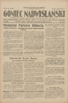 Goniec Nadwiślański: pismo codzienne poświęcone sprawom stanu średniego 1927.11.08 R.3 Nr256