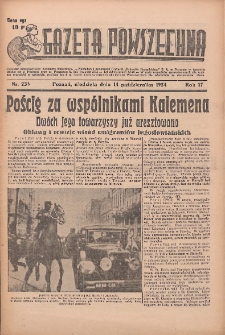 Gazeta Powszechna 1934.10.14 R.16 Nr235