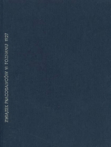Sprawozdanie roczne Związku Pracodawc&oacute;w na obszar Wojew&oacute;dztwa Poznańskiego T. z. z siedzibą w Poznaniu z działalności w roku 1927.
