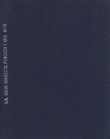 60 Sprawozdanie Sp&oacute;lki Akcyjnej Bank Kwilecki, Potocki i Ska w Poznaniu za rok 1930.