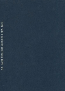 68 Sprawozdanie Sp&oacute;lki Akcyjnej Bank Kwilecki, Potocki i Ska w Poznaniu za rok 1938.