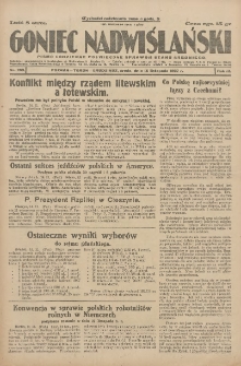 Goniec Nadwiślański: pismo codzienne poświęcone sprawom stanu średniego 1927.11.16 R.3 Nr263