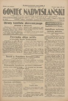 Goniec Nadwiślański: pismo codzienne poświęcone sprawom stanu średniego 1927.11.17 R.3 Nr264
